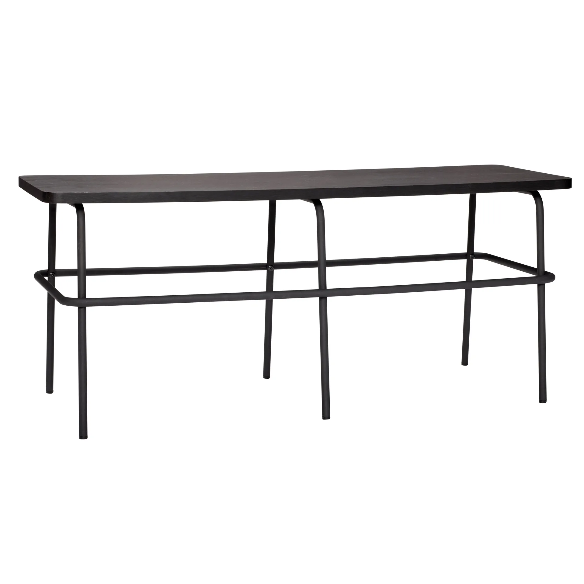 长椅 46x110cm, Metal-黑色 Hübsch Interior