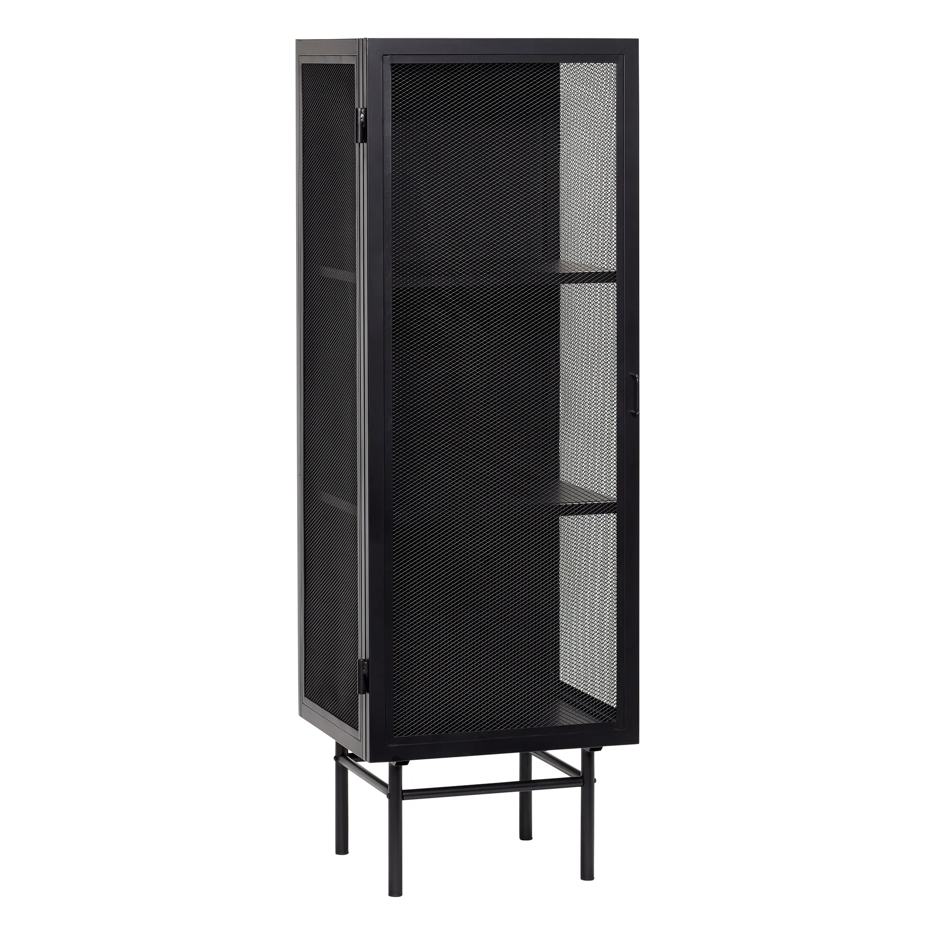 北欧风金属储物柜收纳柜50x45x150cm, 黑色 Hübsch