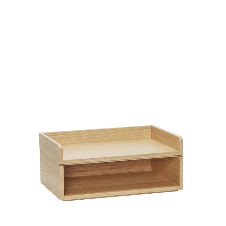 Afour托盘33x22cm 2件装 - 自然 - Hübsch