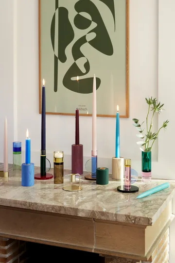 Astro 烛台 - 粉色 - Hübsch Interior