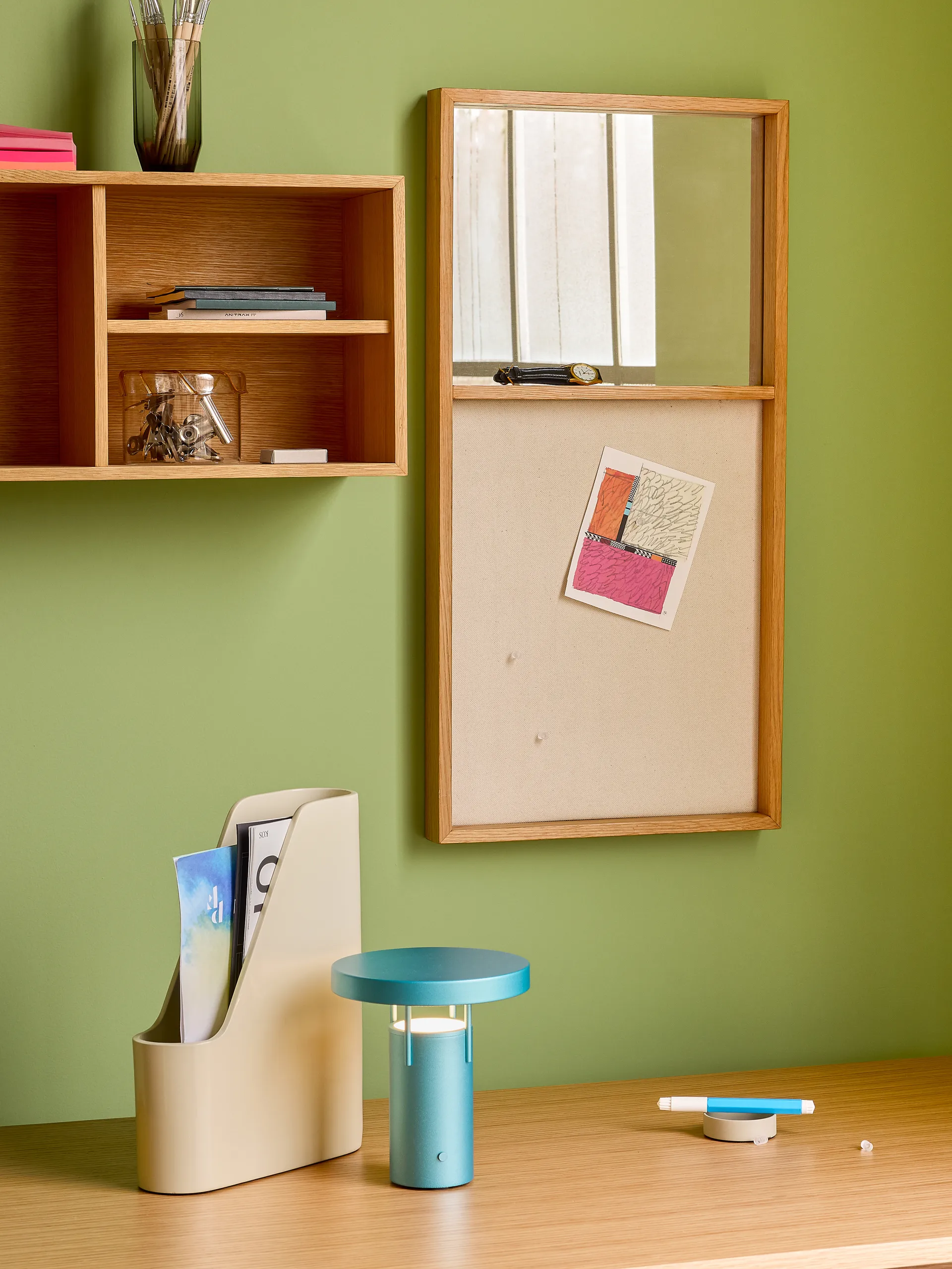 BringMe mini 便携 台灯, Metallic 松石绿 Hübsch Interior