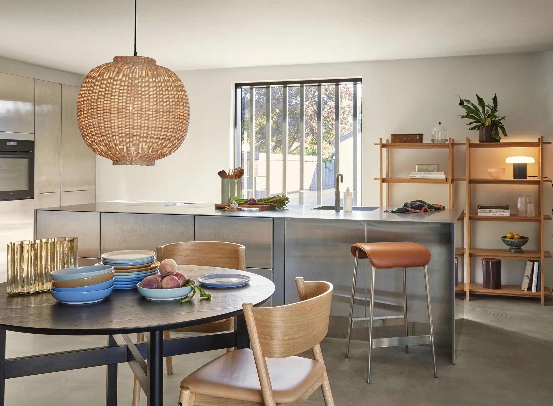 Chand Round 吊灯, 原色/自然色 Hübsch Interior