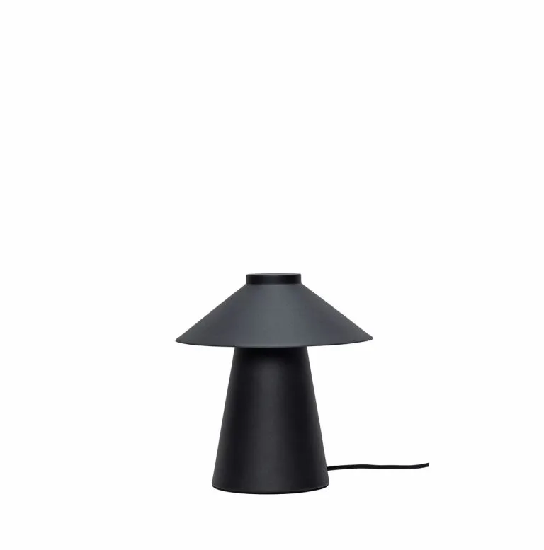 Chipper 北欧风简约台灯桌面台灯Ø25cm, 黑色 Hübsch