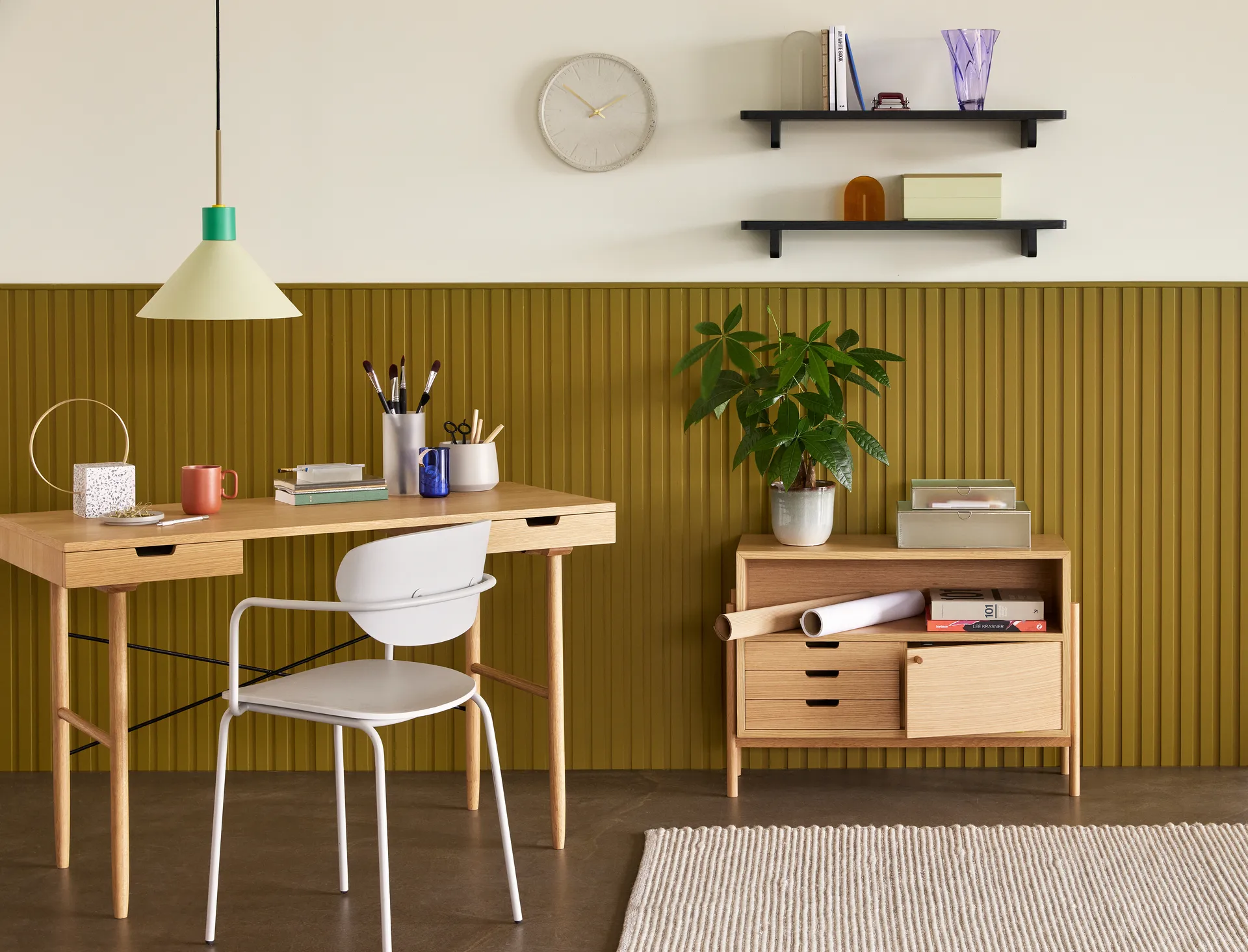 Crayon 灯, 绿色 Hübsch Interior