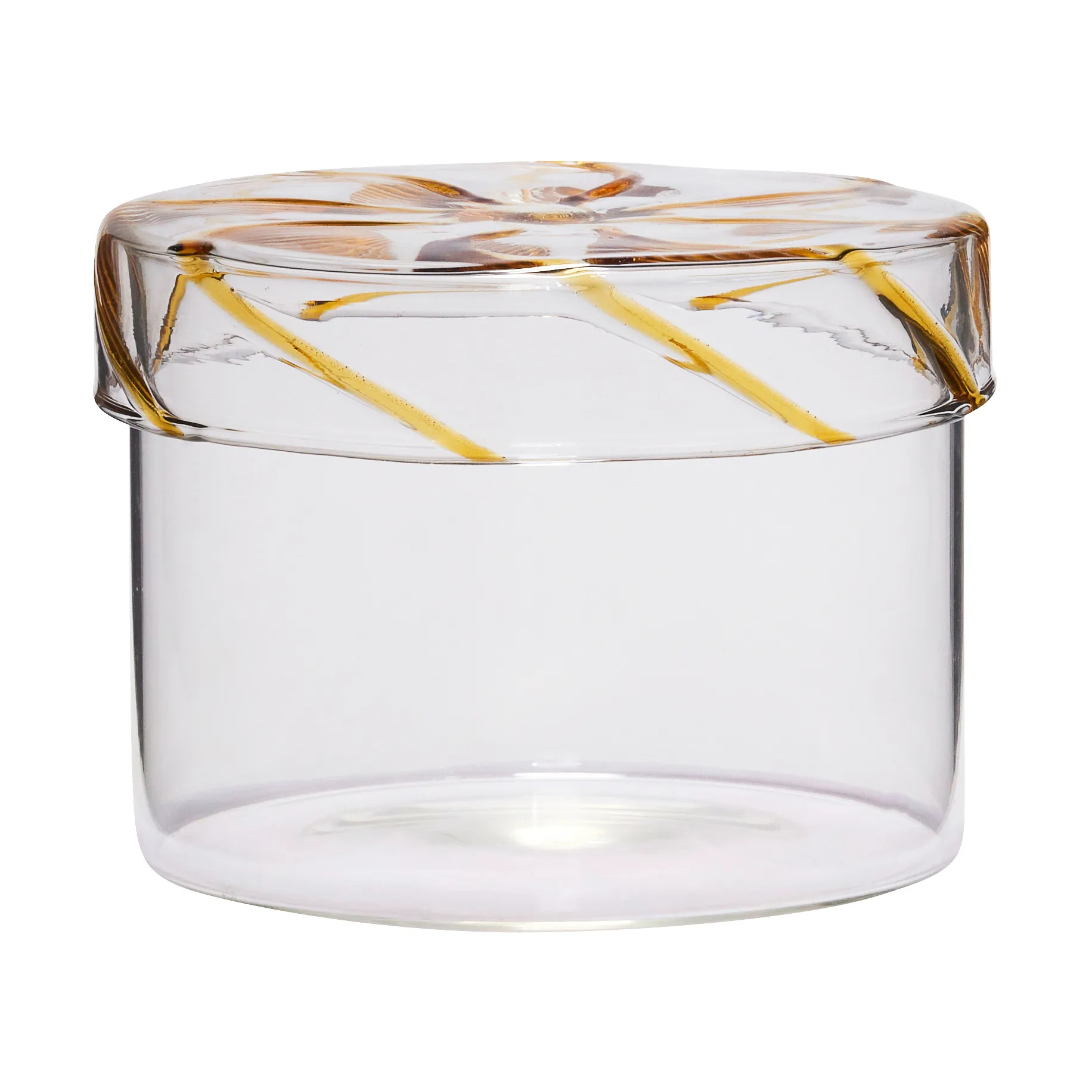 Heir 储物罐 low, 黄色 Hübsch Interior