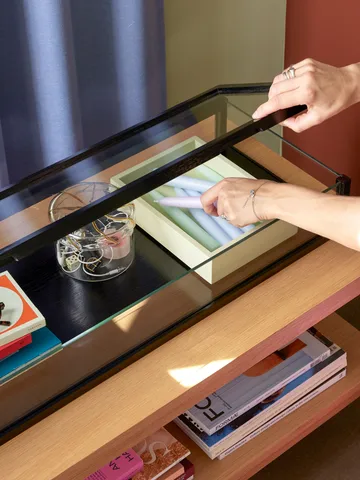 Heir 储物罐 low - 黄色 - Hübsch Interior