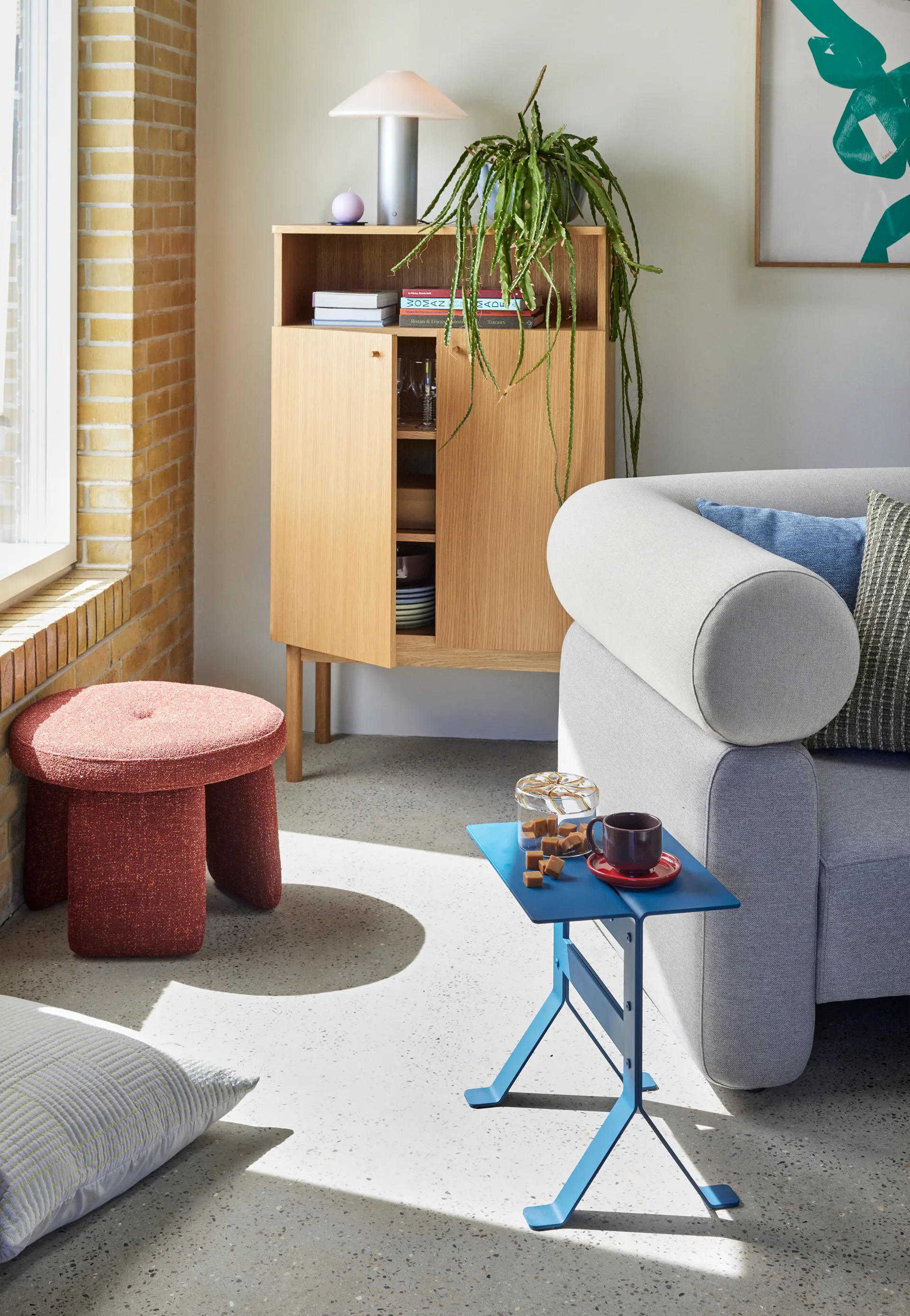 Heir 储物罐 low, 黄色 Hübsch Interior