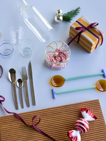 Heir 储物罐 low - 黄色 - Hübsch Interior