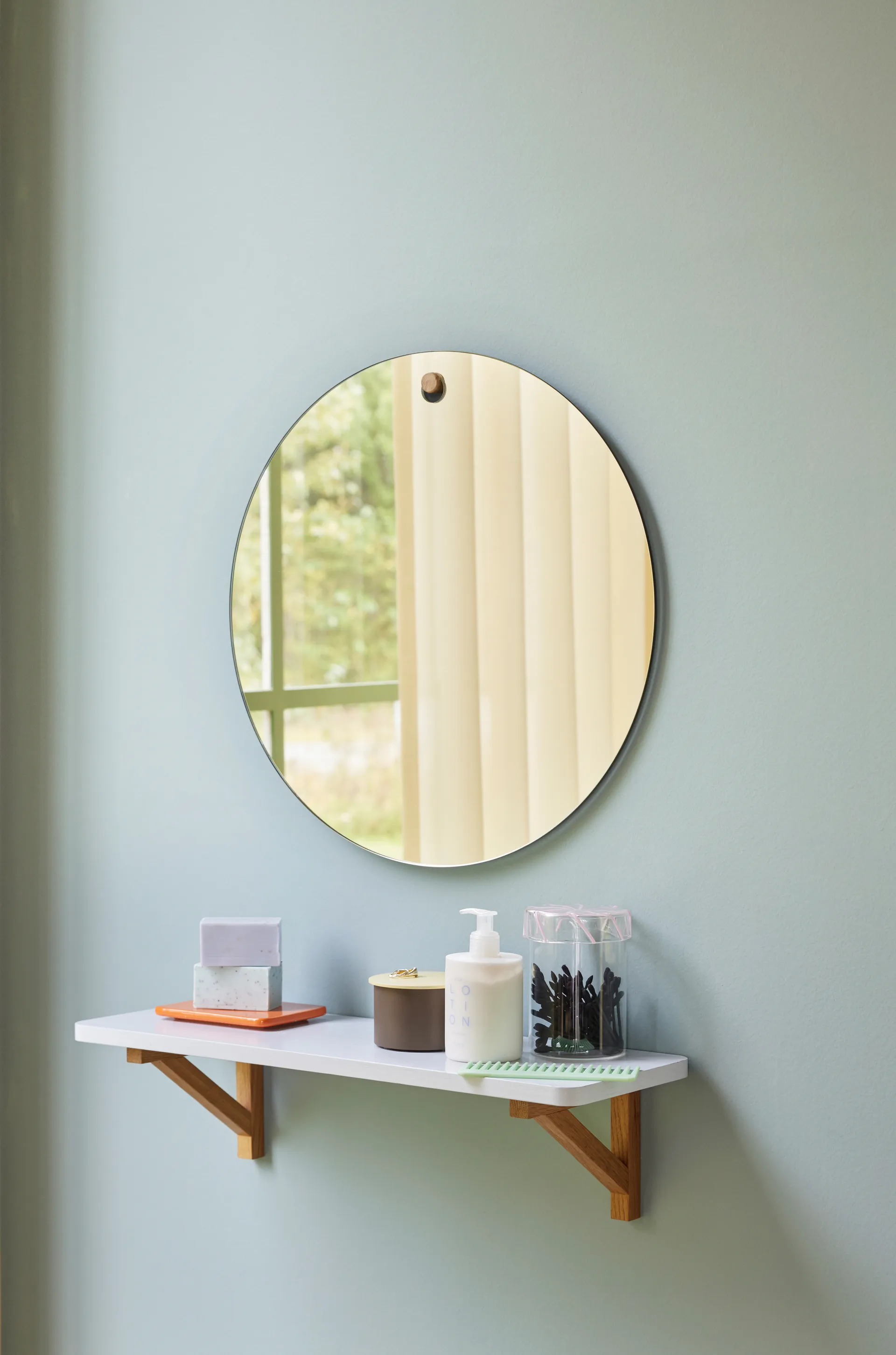 Heir 储物罐 玻璃 中, 粉色 Hübsch Interior