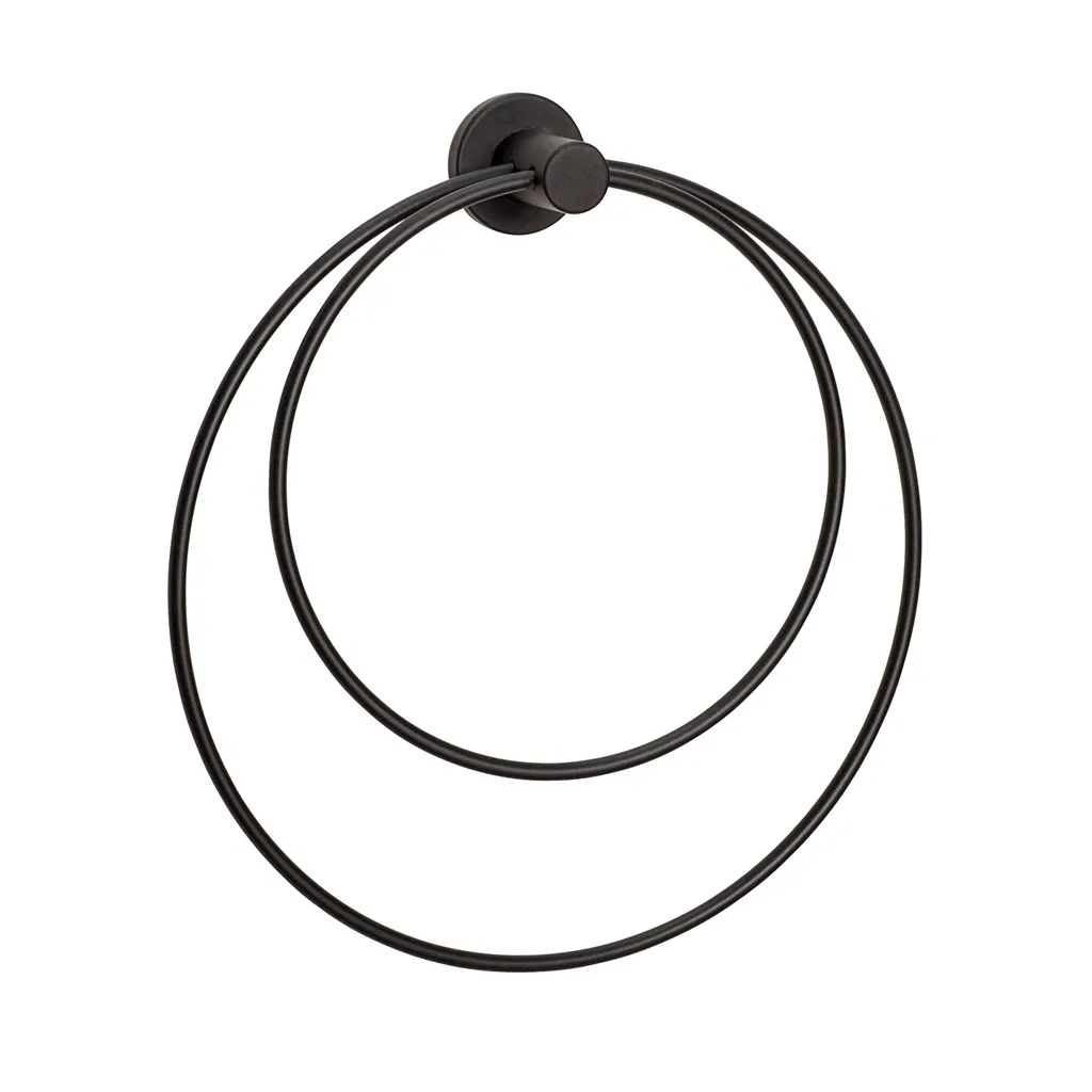 毛巾 holder, 黑色 Hübsch Interior