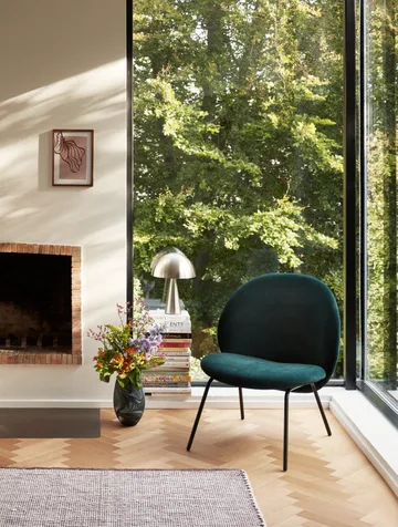 Hübsch 台灯 33 cm - Metal-nickel - Hübsch Interior