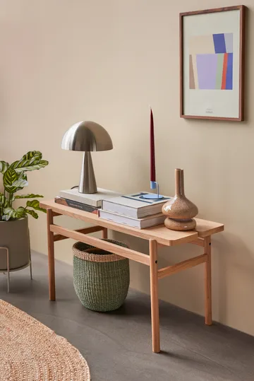 Hübsch 台灯 33 cm - Metal-nickel - Hübsch Interior