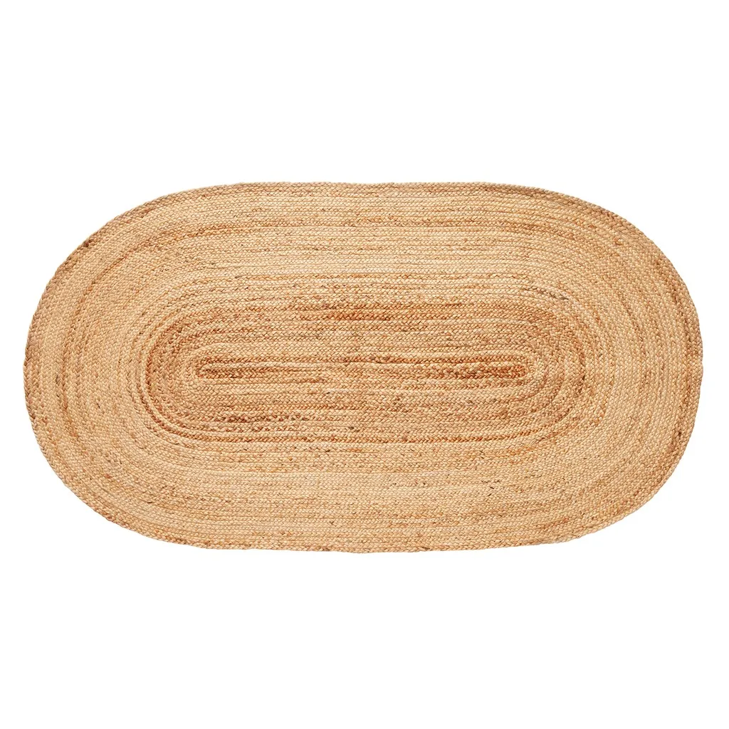Jute 地毯 oval 100x200 cm, Nature Hübsch Interior