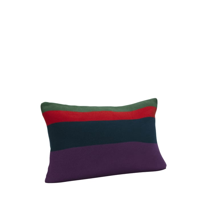 Line pillow 40x60 cm - 绿色-红色-紫色-黑色 - Hübsch