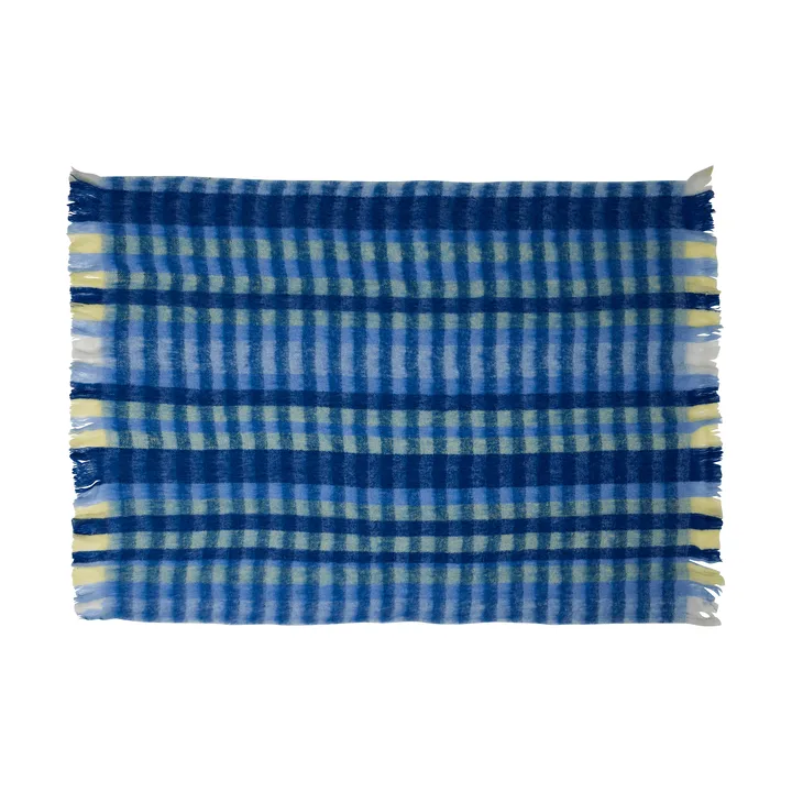 Loom 休闲毯 - 蓝色_140x200cm - Hübsch