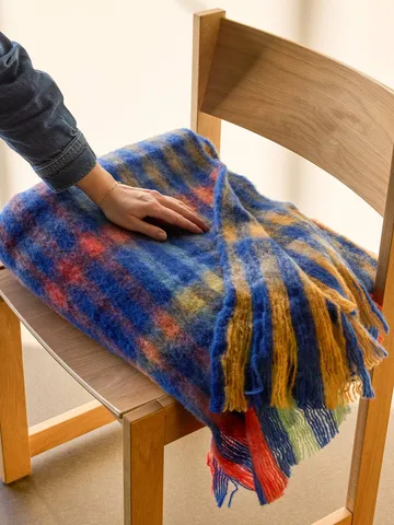 Loom 休闲毯 - 多色_140x200cm - Hübsch
