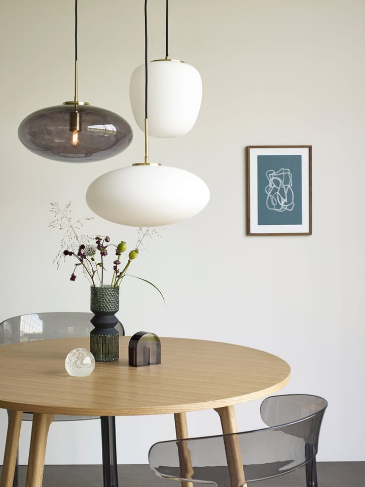 Muse Ellipse 吊灯, 白色 Hübsch Interior
