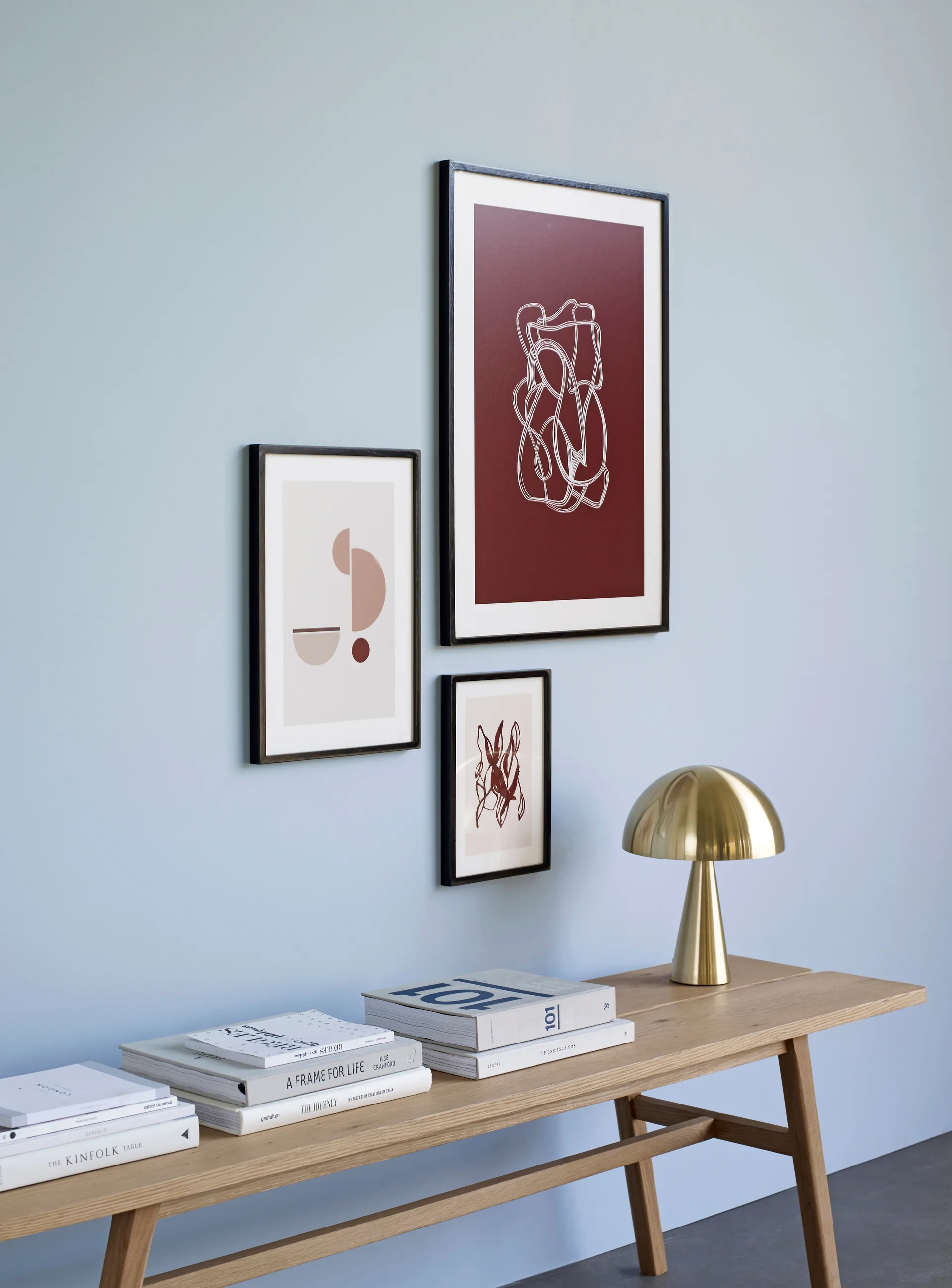 Mush 台灯 mini, 黄铜 Hübsch Interior