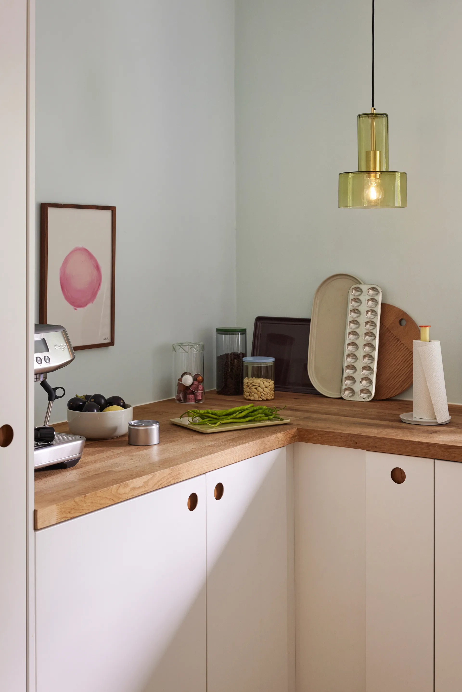 Ripple 吊灯, 绿色 Hübsch Interior