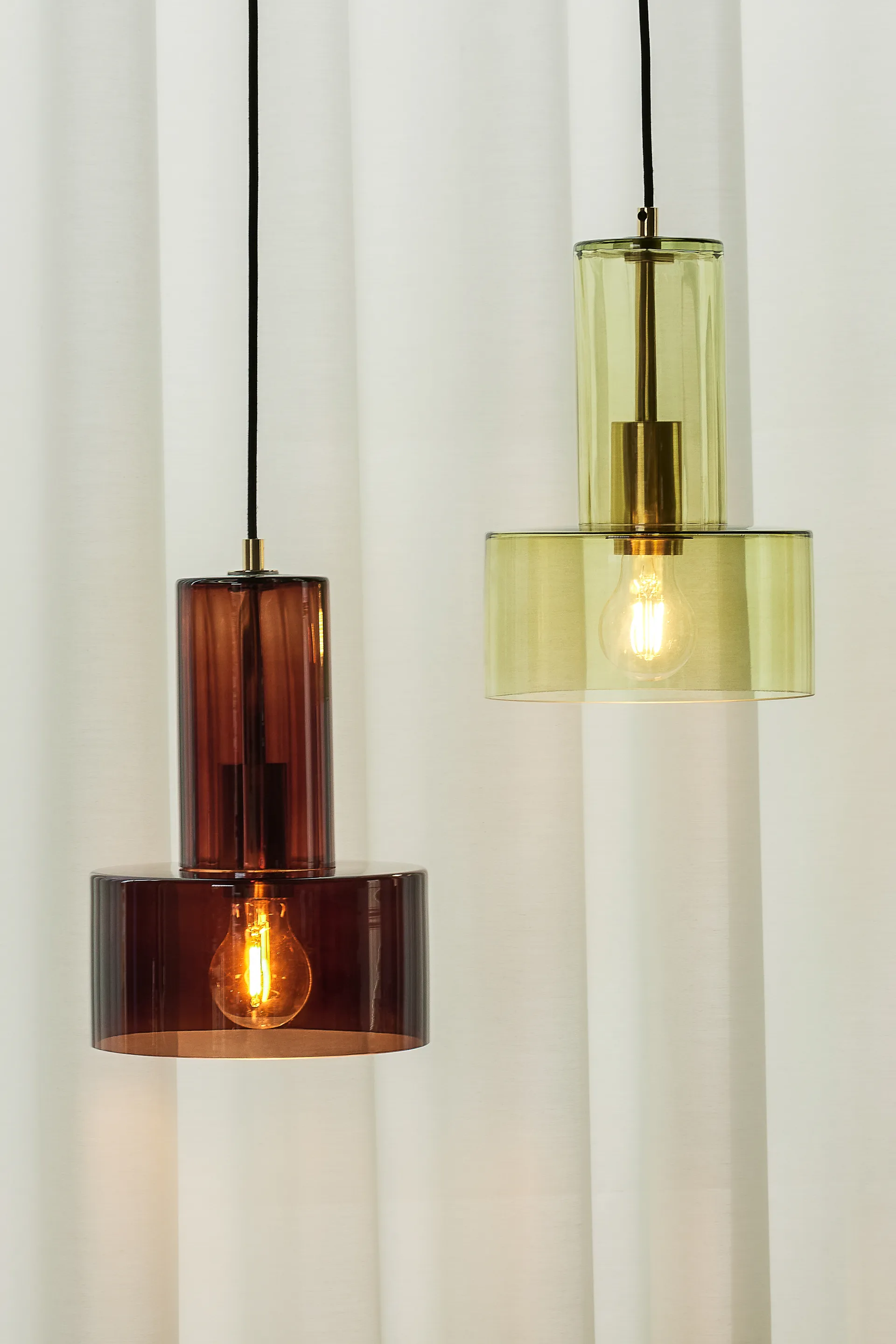 Ripple 吊灯, 绿色 Hübsch Interior