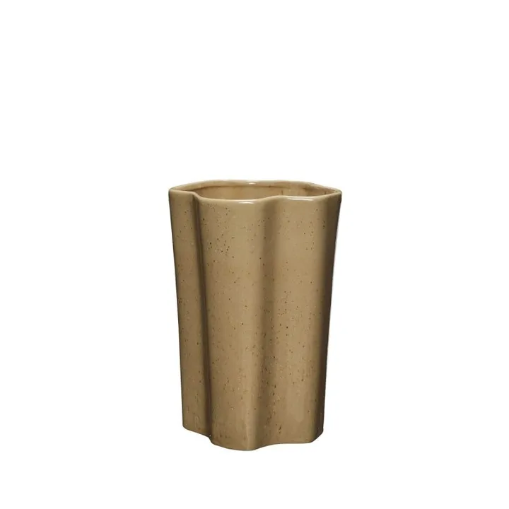 Sapo 北欧风装饰花瓶插花瓶30cm - 棕色 - Hübsch