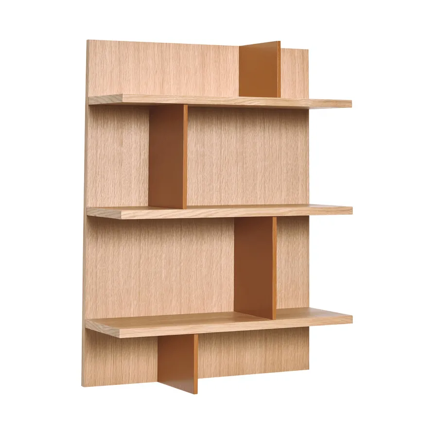 Stand 置物架, 橡木-红色，60x80x22cm Hübsch