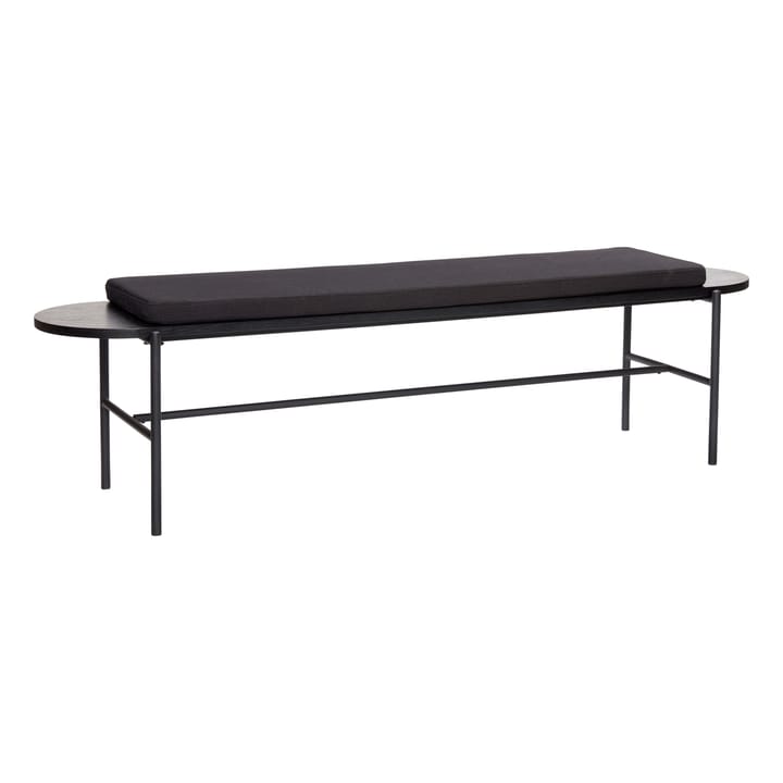 长椅 with 靠枕|靠垫 45x180 cm - Metal-黑色 - Hübsch