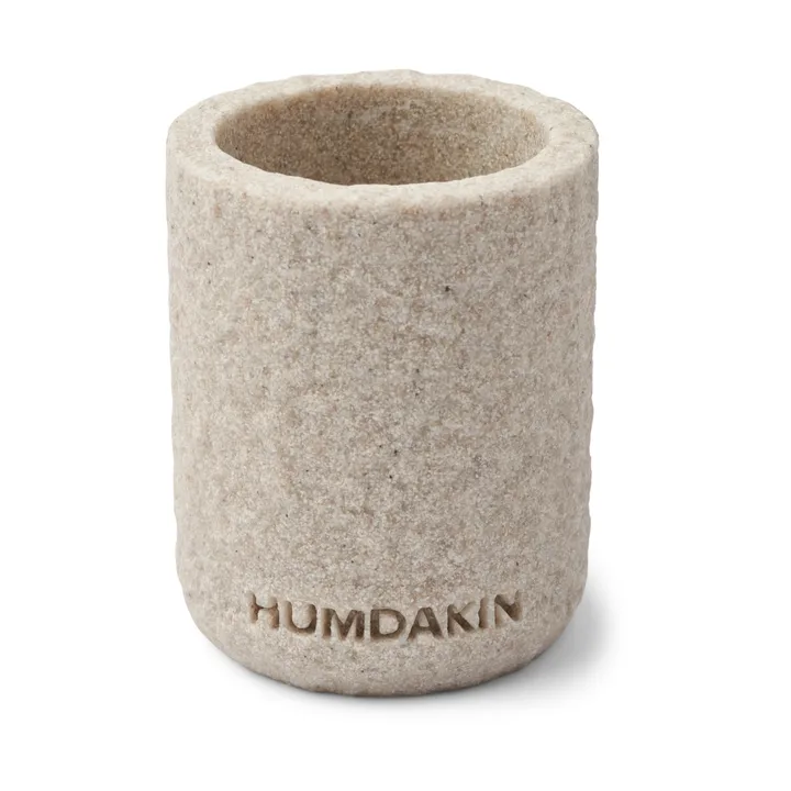 Humdakin 砂岩牙刷杯 10cm - 自然色 - Humdakin