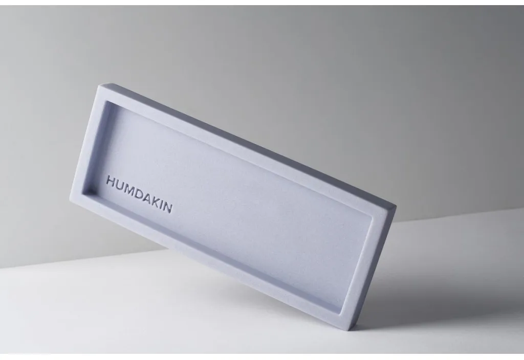 Humdakin 浅砂岩托盘10x25cm, 蓝色玻璃款 Humdakin