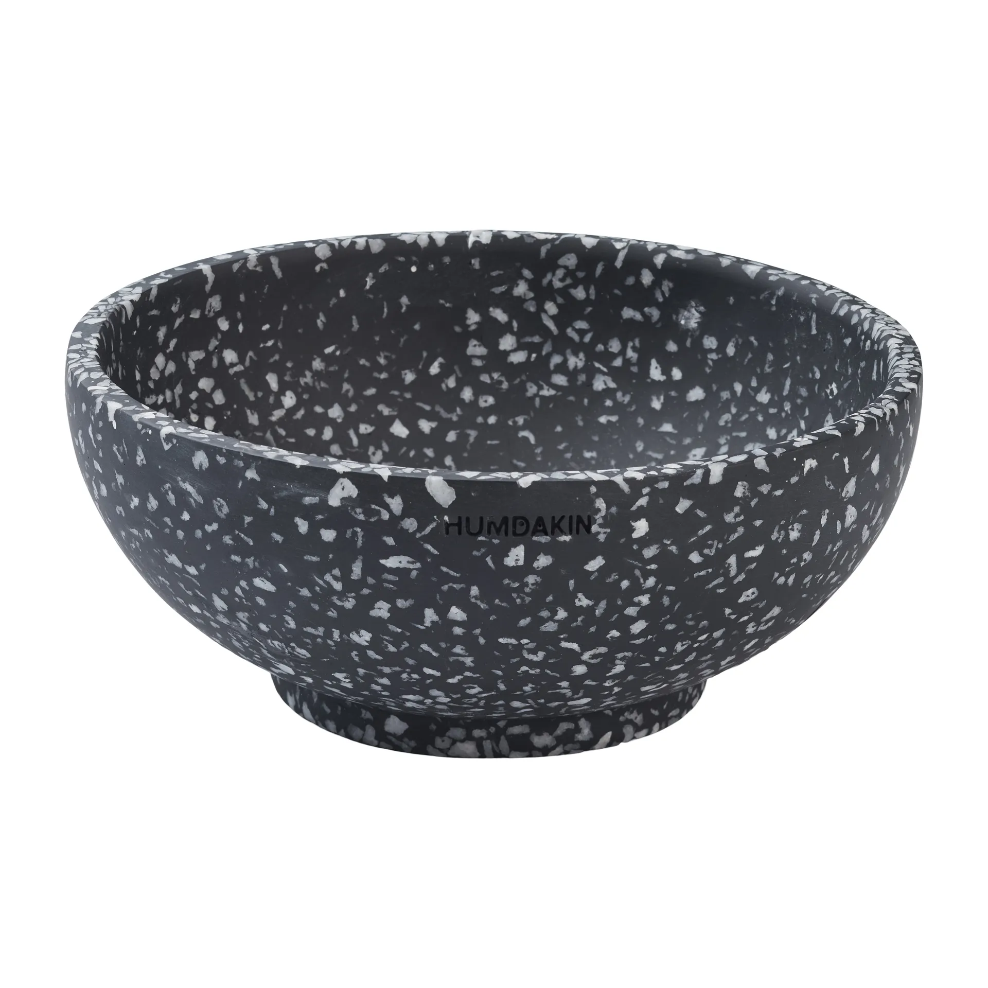 Humdakin 水磨石碗 Ø18cm, Black Humdakin