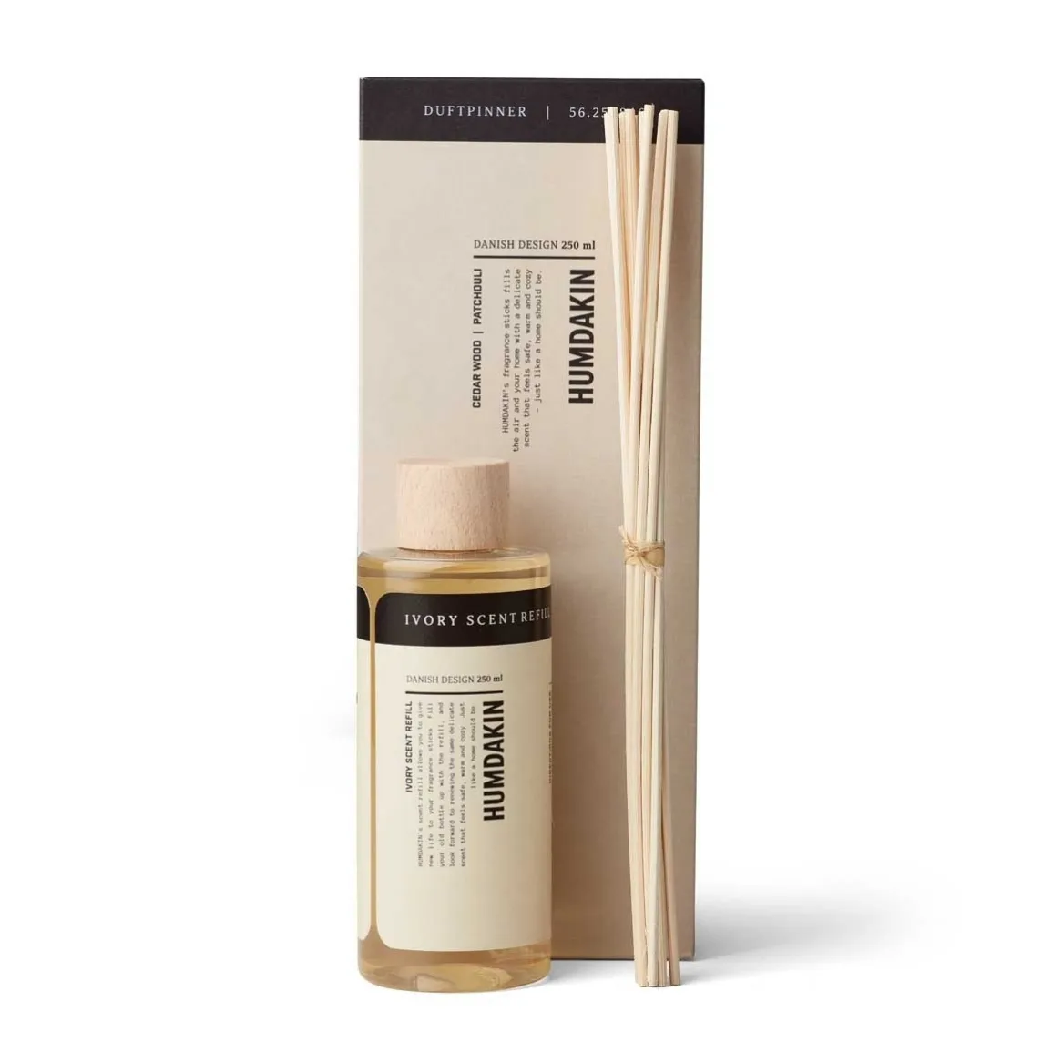 Humdakin 香薰扩香补充装250ml, 象牙白 Humdakin