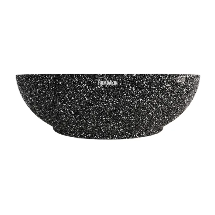 Humdakin 水磨石碗 Ø40cm, Black Humdakin