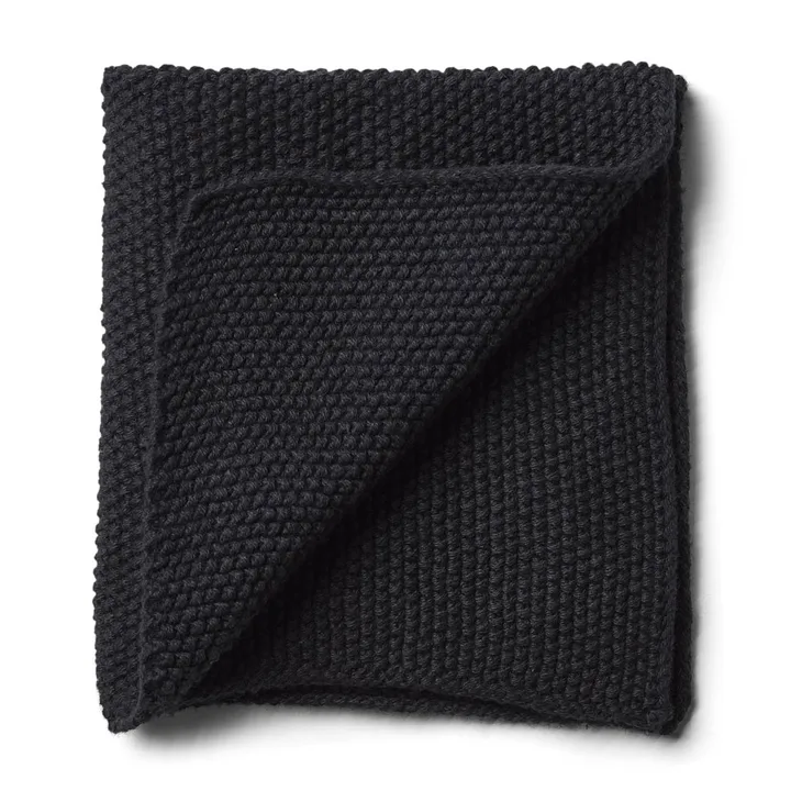 Humdakin Knitted 洗碗布28x28cm - 炭黑色 - Humdakin