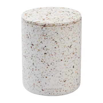 Humdakin Terrazzo 带盖花瓶 Ø13cm - 红色_米色 - Humdakin