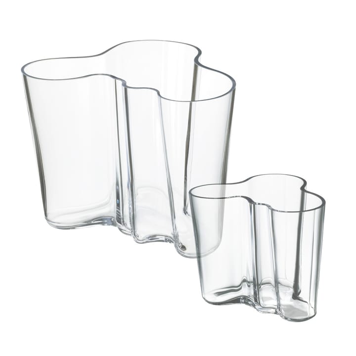 Aalto duo 湖泊系列 花瓶 - 透明 - Iittala