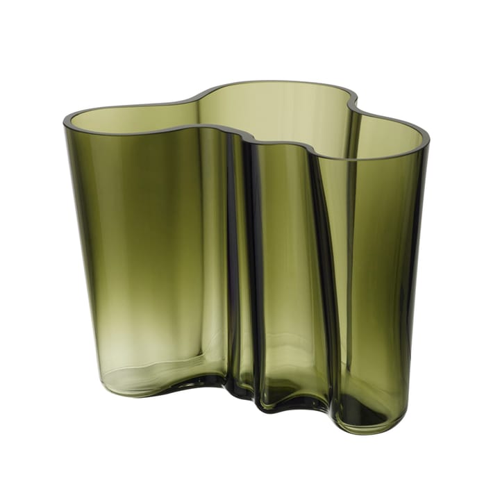 Alvar Aalto 湖泊系列 花瓶 苔藓绿 - 160 mm - Iittala