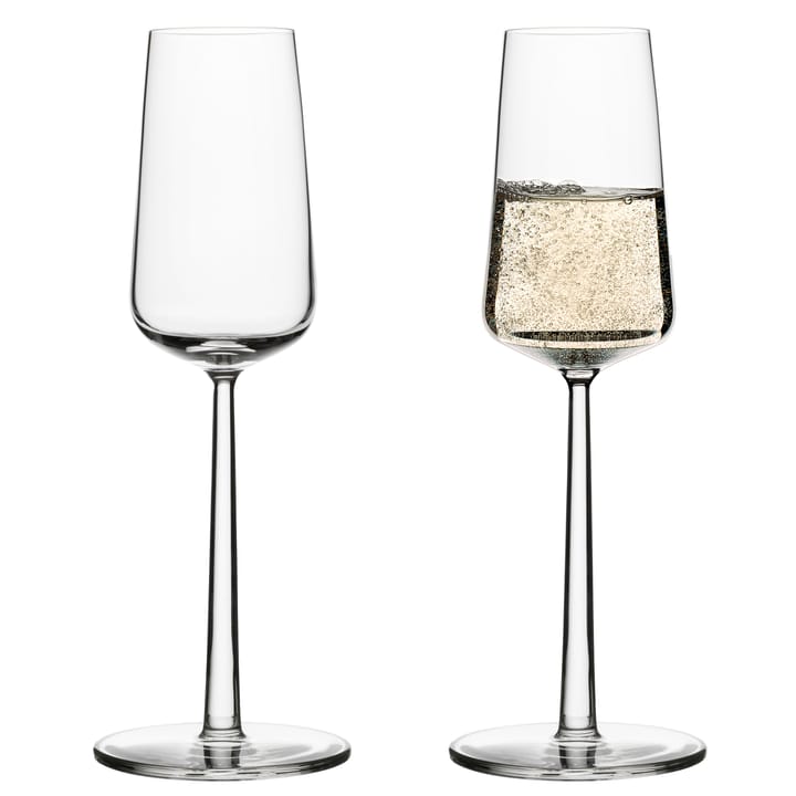 Essence 香槟杯 两件套装 - 透明 2件 - Iittala