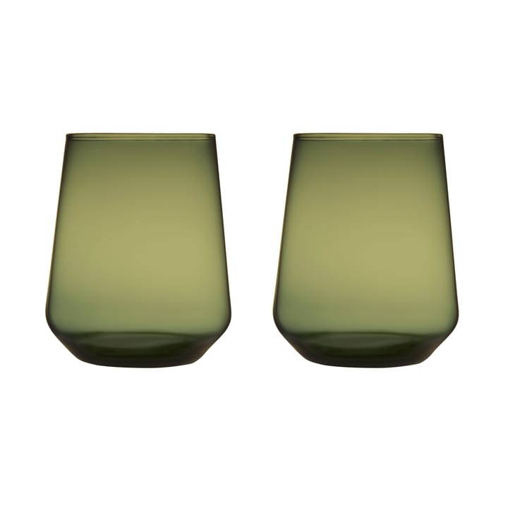 Essence 玻璃水杯 两件套装 - 苔藓绿 - Iittala