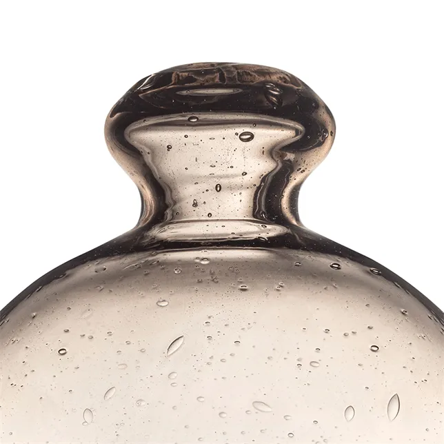Iittala 玻璃罩 160x220mm, 沙色，气泡玻璃 Iittala