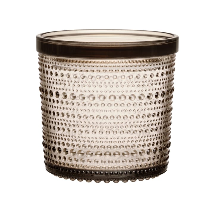 Kastehelmi 露珠系列 玻璃罐 大号 - 亚麻色 - Iittala