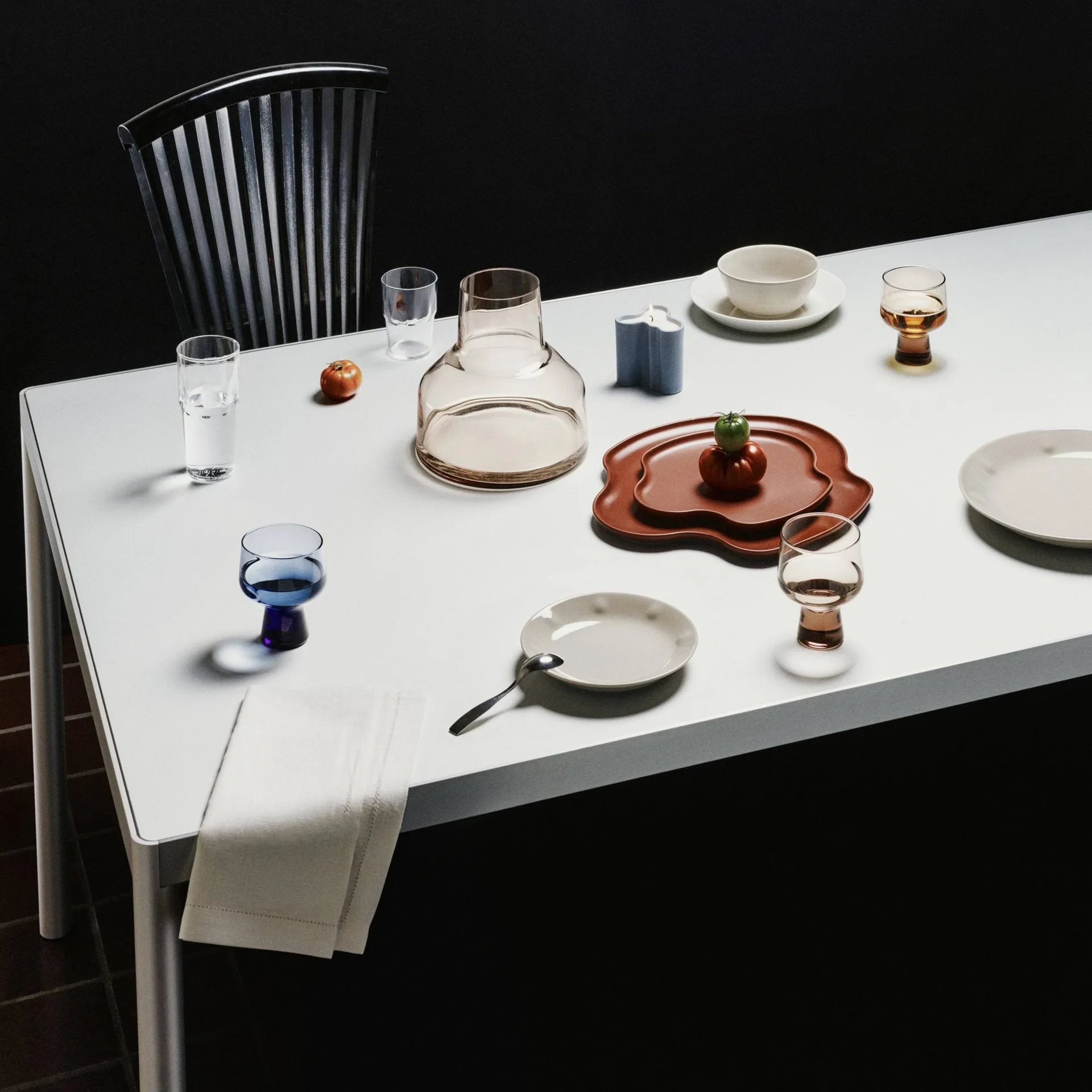 Solare 低款花瓶, 亚麻 Iittala