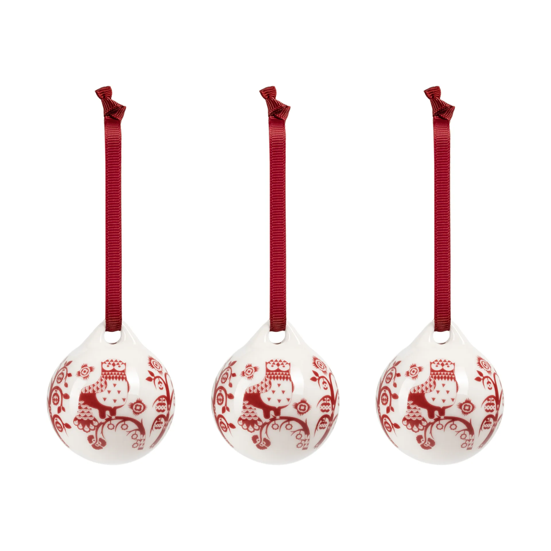 Taika 装饰品, 石榴红，5cm，3件装 Iittala