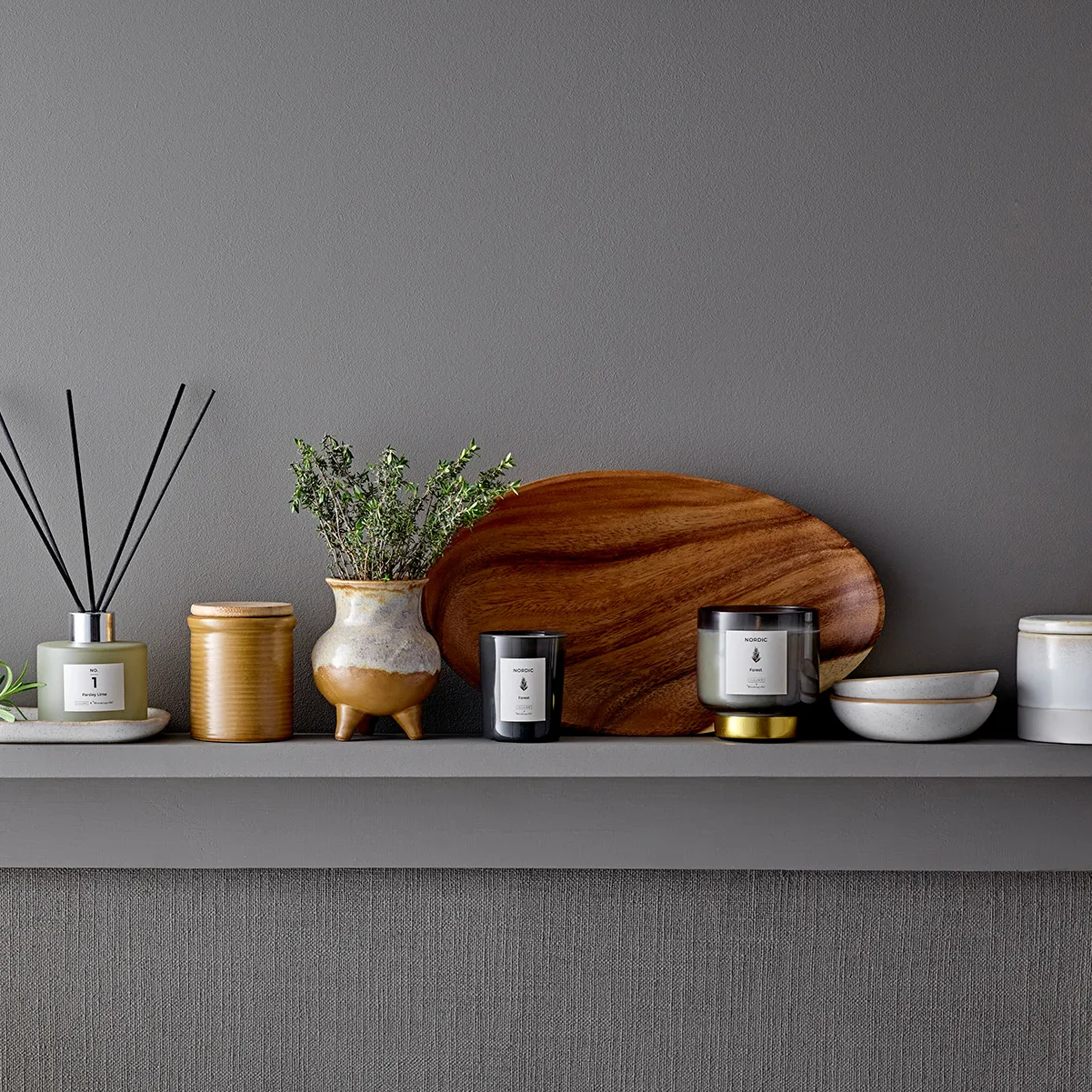 SEASONAL scented candle 三件套装, 75 g Illume x Bloomingville