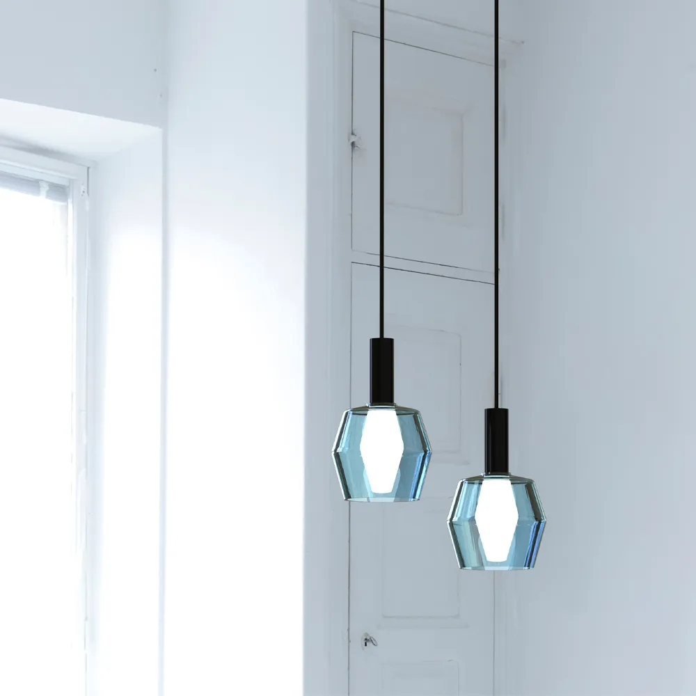 Polygon 吊灯, 玻璃 透明 Innolux