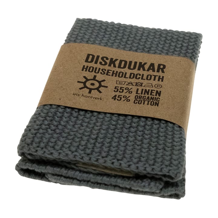 Iris Hantverk  dish cloth - Slate - Iris Hantverk