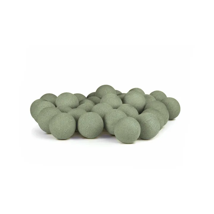 Irislights 串灯 - 鼠尾草色绿色，20灯球 - Irislights