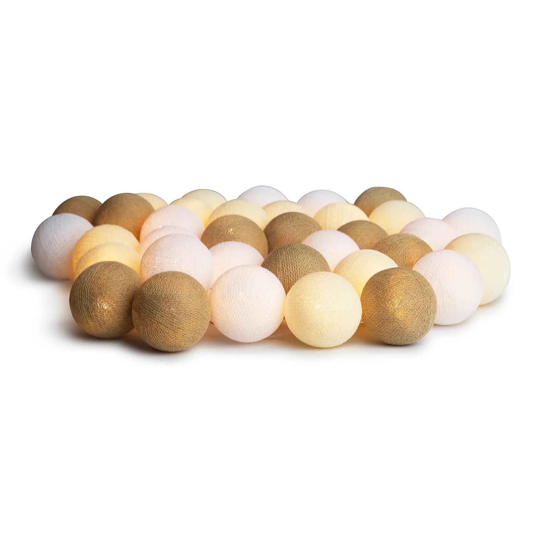 Irislights Creamy White, 20 balls Irislights