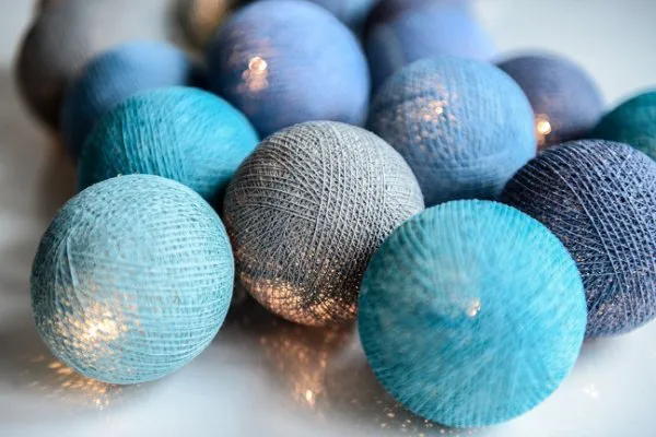 Ocean blue 20-light 390 cm - 蓝色 - Irislights