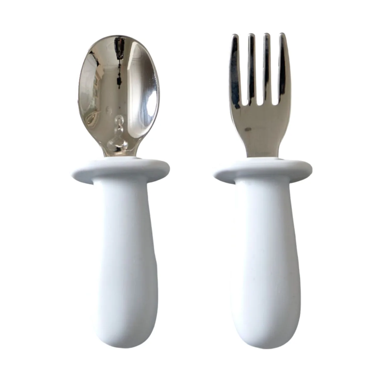 Baby 刀叉勺 套装 2件, Glacier 灰色 Jack o Juno