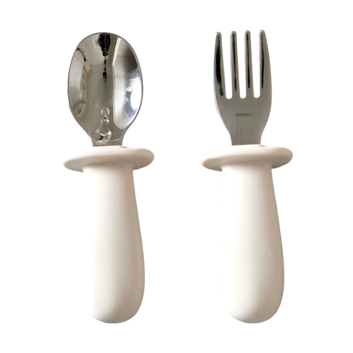 Baby 刀叉勺 套装 2件, 奶油色 Jack o Juno